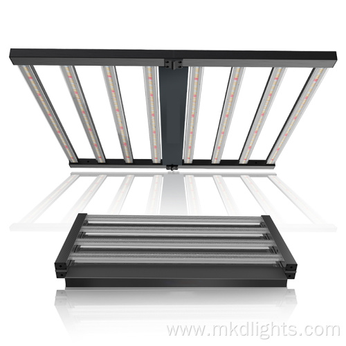 600W 8bar Foldable Grow Light For Indoor Hemp